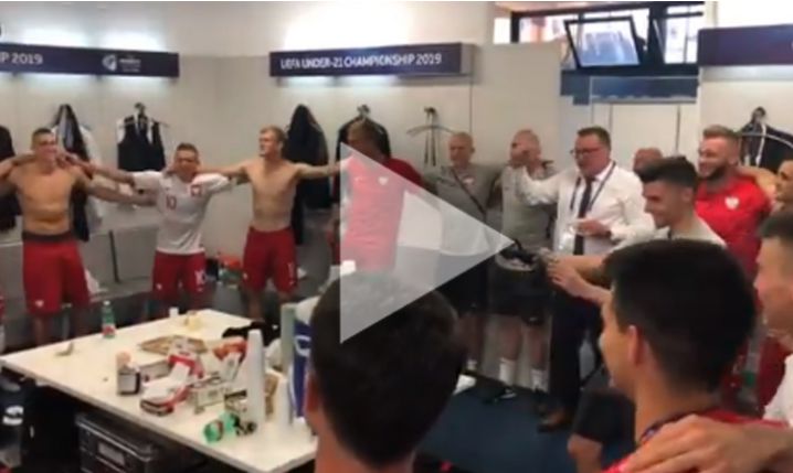 Tak Polska ŚWIĘTUJE w szatni zwycięstwo z Belgią! [VIDEO]